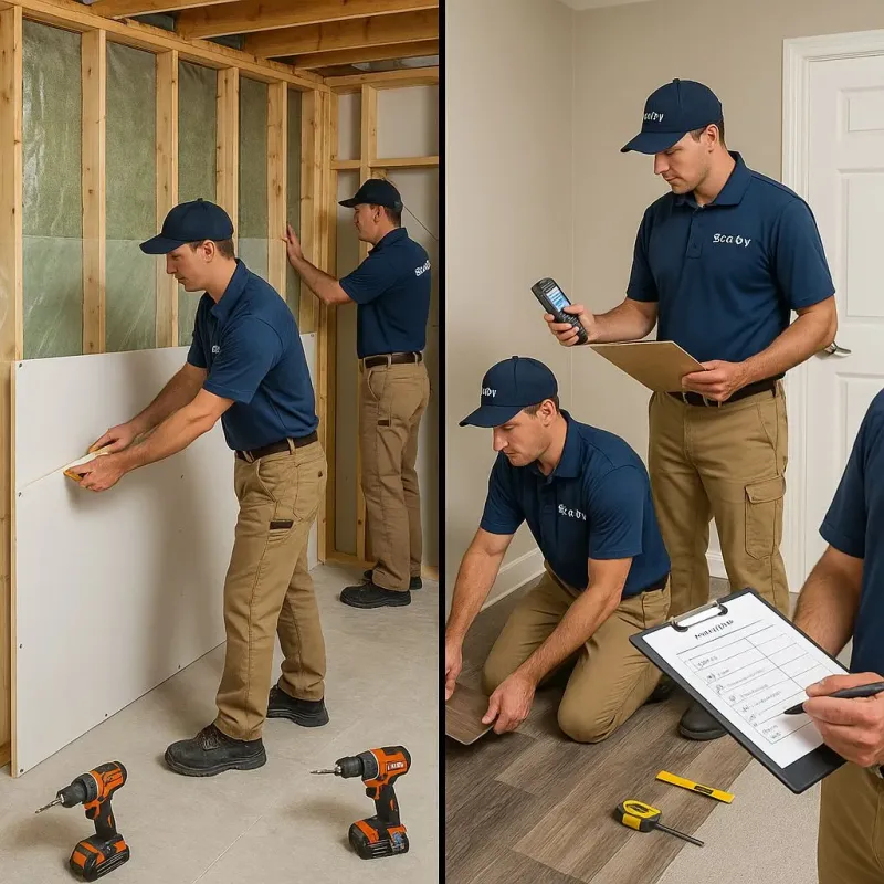 Repairs and Reconstruction process in Clifton, NY